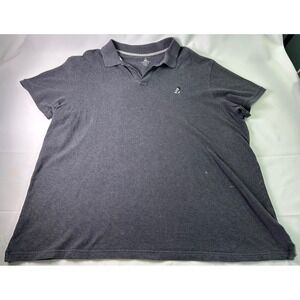 Disney Parks Mickey Mouse Polo Shirt Mens‎ 2XL Relaxed Fit Gray Adult
